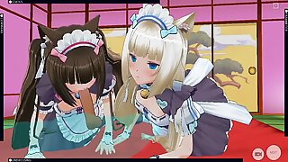 3d, anime rengøringsdame, 3d japan