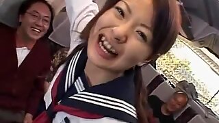 Uskomaton japanilainen lutka Ruka Uehara in kiimainen cumshots, julkinen jav video
