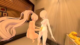 Vrchat japansk, vtube, yuri hentai anime